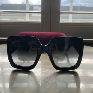 Gucci Oversized Square Sunglasses